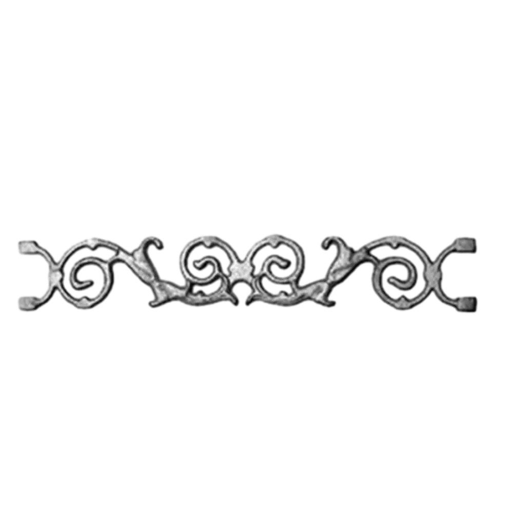 iron fence components